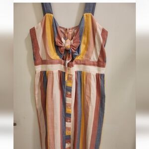Madewell Striped Multicolor Dress Size 6